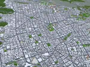 Bucaramanga city Santander Colombia 15km Modelo 3D