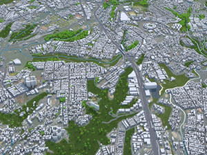 Bucaramanga city Santander Colombia 15km Modelo 3D