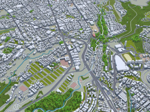 Bucaramanga city Santander Colombia 15km Modelo 3D