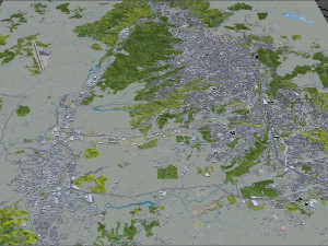 Bucaramanga city Santander Colombia 15km Modelo 3D