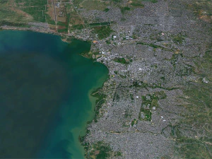 Bujumbura city Burundi 25km 3D Model