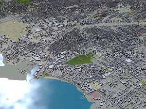 Bujumbura city Burundi 25km Model 3D