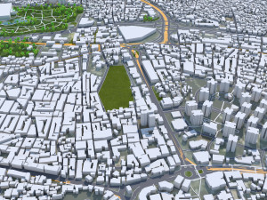 Bursa city Turkiye 40km Modello 3D