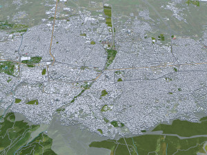 Bursa city Turkiye 40km Modello 3D