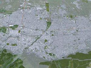 Bursa city Turkiye 40km 3D Model
