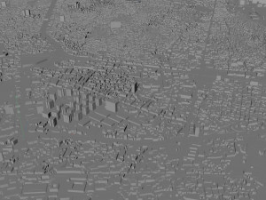 Bursa city Turkiye 40km Modello 3D