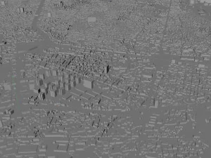 Bursa city Turkiye 40km 3D Model