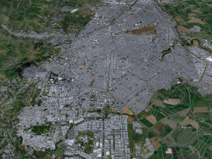 Cali city Colombia 30km Model 3D