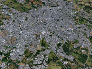 Campinas city Brazil 25km 3D Model
