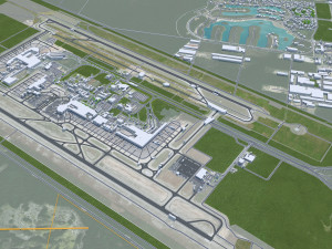 Cancun Quintana Roo city Mexico 30km 3D 模型