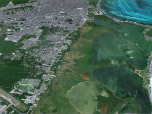 Cancun Quintana Roo city Mexico 30km 3D 模型