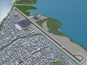 Cartagena city Bolivar Colombia 22km 3D Model