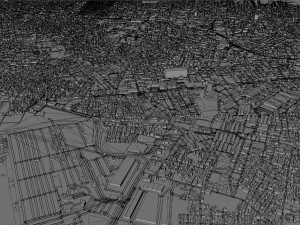 Cartagena city Bolivar Colombia 22km 3D Model