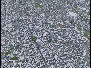 Cebu city Philippines 30km 3D Model