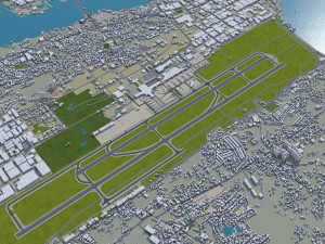 Cebu city Philippines 30km Modèle 3D