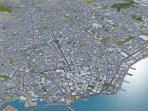 Cebu city Philippines 30km Modèle 3D
