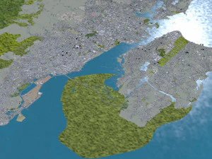 Cebu city Philippines 30km 3D Model