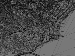 Cebu city Philippines 30km Modèle 3D