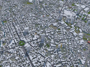 Cebu city Philippines 30km 3D Model