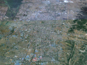 Changzhi city Shanxi China 40km 3D Model