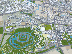 Changzhou city Jiangsu China 75km Modelo 3D
