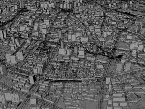 Changzhou city Jiangsu China 75km Modelo 3D