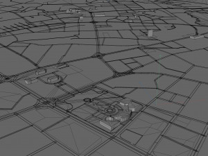 Chaozhou city Guangdong Province China 40km Model 3D