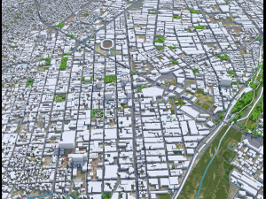 Cucuta North Santander city Colombia 20km Modèle 3D