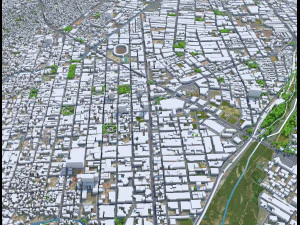 Cucuta North Santander city Colombia 20km 3D Model