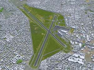 Cucuta North Santander city Colombia 20km 3D Model