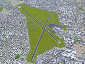 Cucuta North Santander city Colombia 20km Modèle 3D
