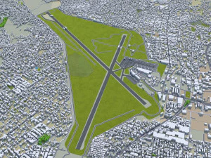 Cucuta North Santander city Colombia 20km 3D Model