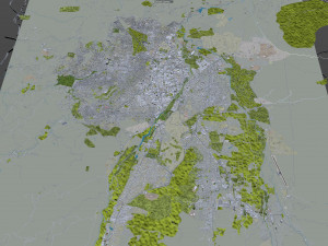 Cucuta North Santander city Colombia 20km Modèle 3D