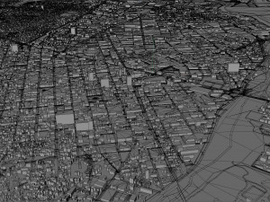 Cucuta North Santander city Colombia 20km Modèle 3D