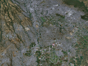 Cuernavaca city Morelos Mexico 30km 3D 모델