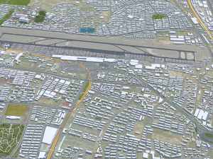 Dalian Liaoning city China 130km 3D Model