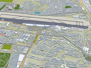 Dalian Liaoning city China 130km 3D Model