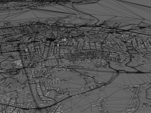 Dalian Liaoning city China 130km 3D Model