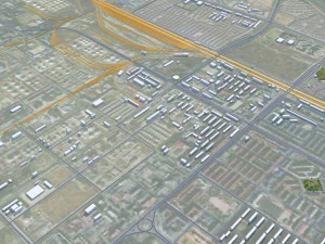 Daqing Heilongjiang şehri &Ccedil;in 120km 3D Model