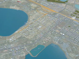 Daqing Heilongjiang şehri &Ccedil;in 120km 3D Model