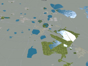 Daqing Heilongjiang city China 120km Modelo 3D