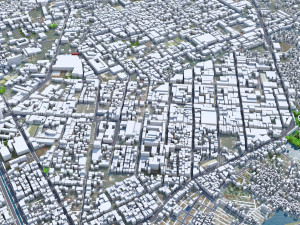Davao City Philippines 40km 3D Model