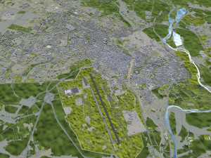 Diyarbakr city Turkey 25km 3D Модель