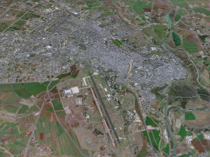 Diyarbakr city Turkey 25km 3D Модель