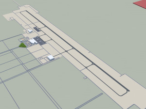 Dongyin city Shandong China 80km Modello 3D