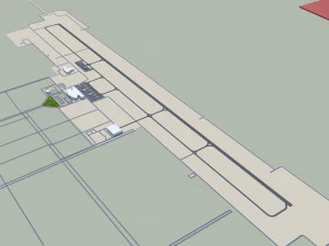 Dongyin city Shandong China 80km 3D Model