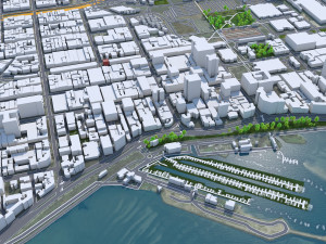 Durban city South Africa 30km Modelo 3D