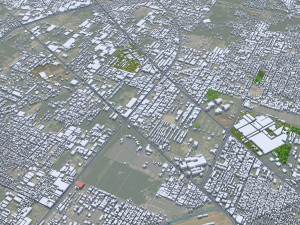 Faisalabad city Pakistan 45km 3D 모델