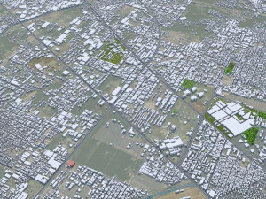 Faisalabad city Pakistan 45km 3D Model