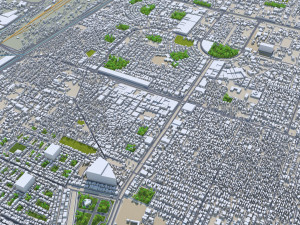 Faisalabad city Pakistan 45km 3D 모델